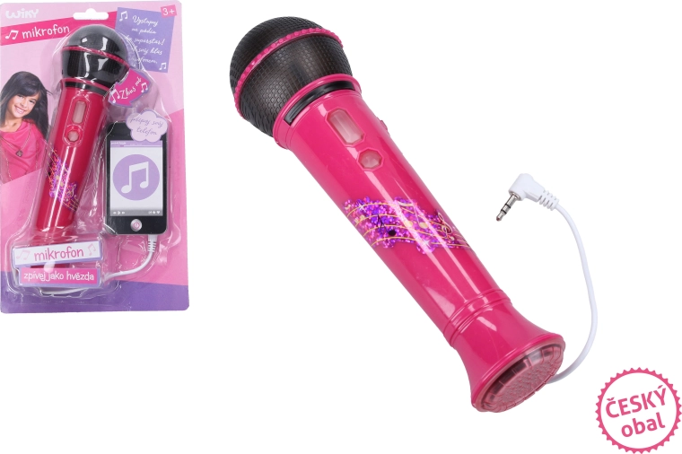 Dětský mikrofon se zvukovými efekty 22 cm