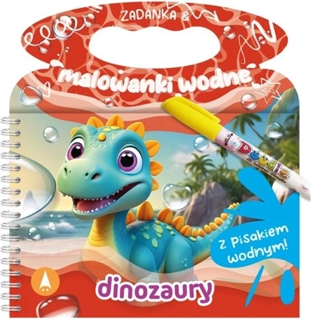 Zadanka a vodní omalovánky Dinozauri