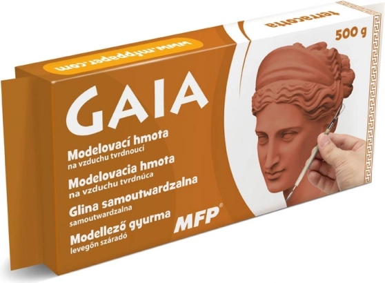 Modelovací hmota Gaia terracotta 500g