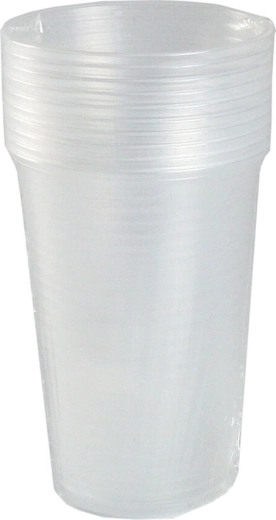 Plastový kelímek 200 ml transparentní, opakované použití (10 ks)