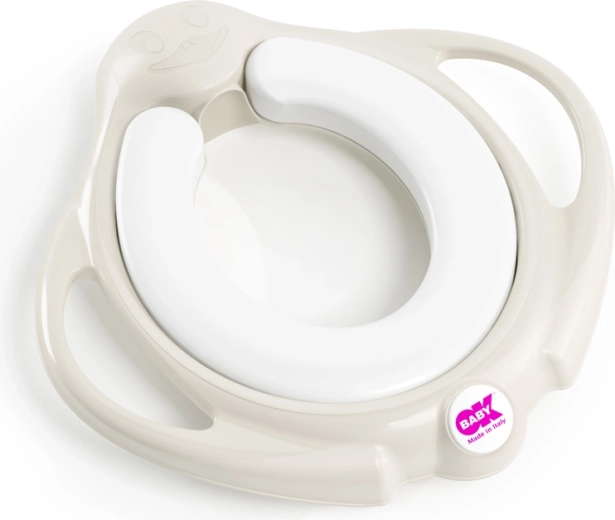 Dětská redukce na WC s madly OK BABY Pinguo, bílá