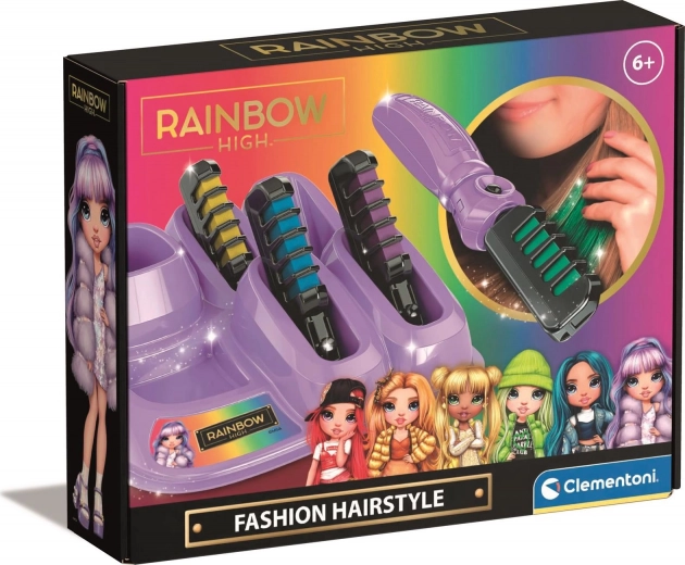 Clementoni rainbow high duhový vlasový styler - 1 kus