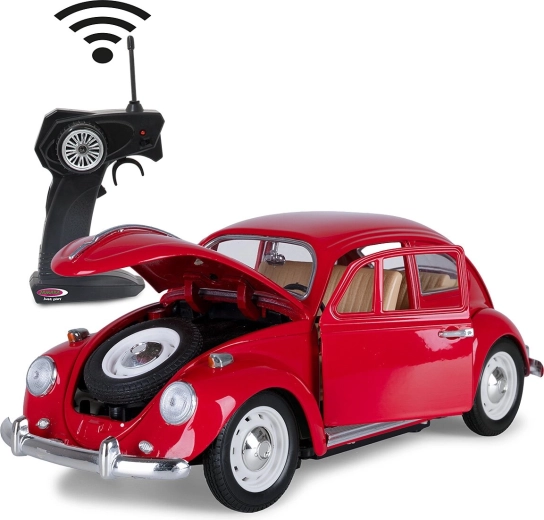 Jamara RC auto VW Beetle Die-Cast 1:18 červené 27 MHz - 1 kus