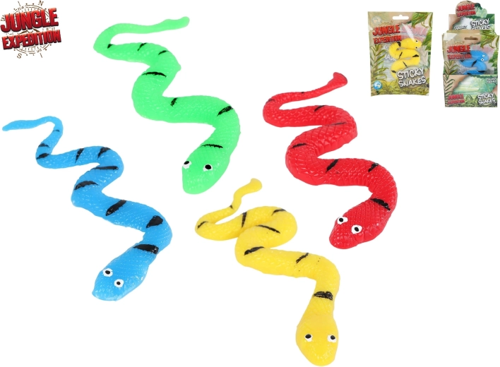 Strečový lepivý had Jungle Expedition