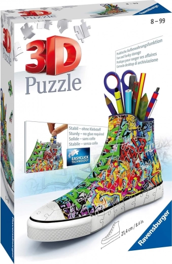 3D puzzle teniska graffiti 112 dílků – RAVENSBURGER