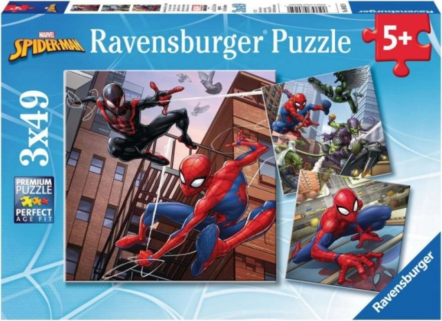 Ravensburger Puzzle Spider-Man 3x49 dílků
