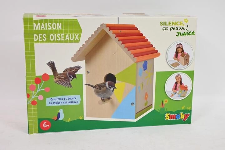 Smoby dřevěná ptačí budka pro děti k sestavení a malování