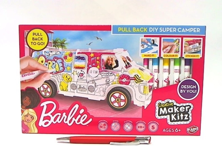 Barbie maker kitz pomaluj kampera