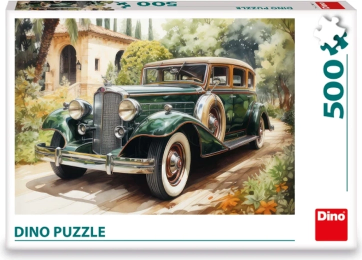 Dino puzzle Zelený Rolls-Royce 500 dílků