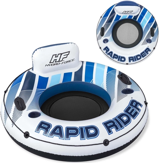 Nafukovací kruh s opěrkou HYDRO‑FORCE Rapid Rider 122 cm