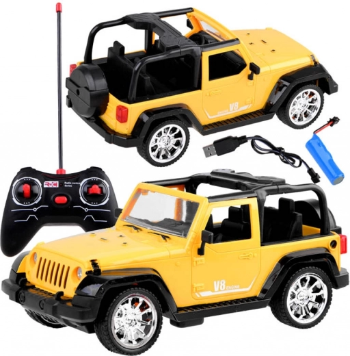 RC terénní auto na dálkové ovládání 1:16 – Žlutá