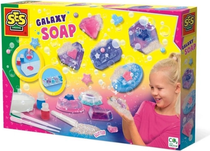 SES Creative Galaxy soap – kreativní sada na výrobu mýdel