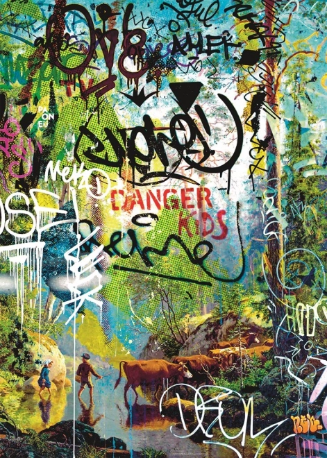 Heye puzzle Rebrush! Nebezpečné děti 1000 dílků