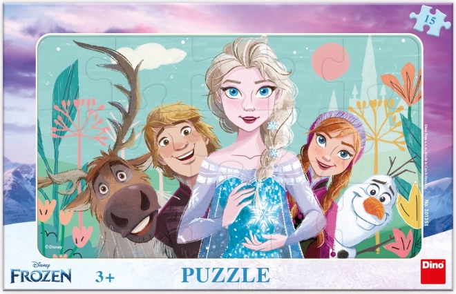 Puzzle Frozen: Rodinné 15 dílků