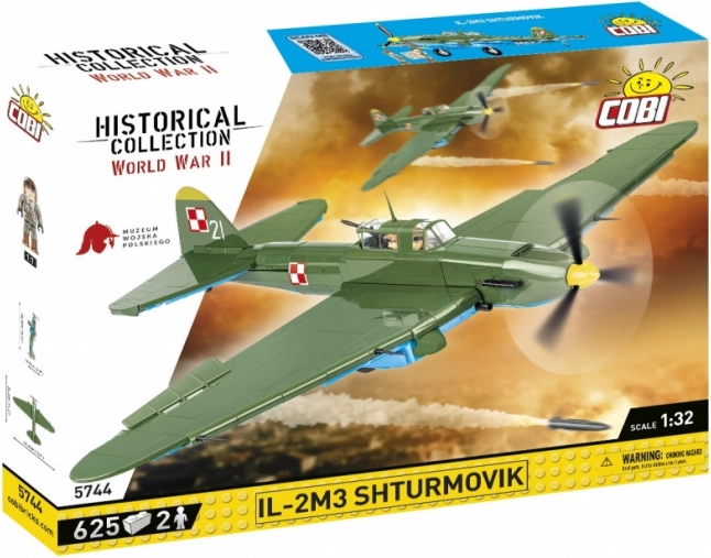 Historická kolekce WWI IL-2M3 Shturmovik 625 kostek