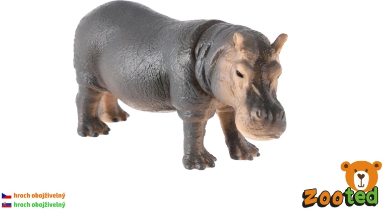 Zooted hroch obojživelný plastová figurka 12 cm - 1 kus