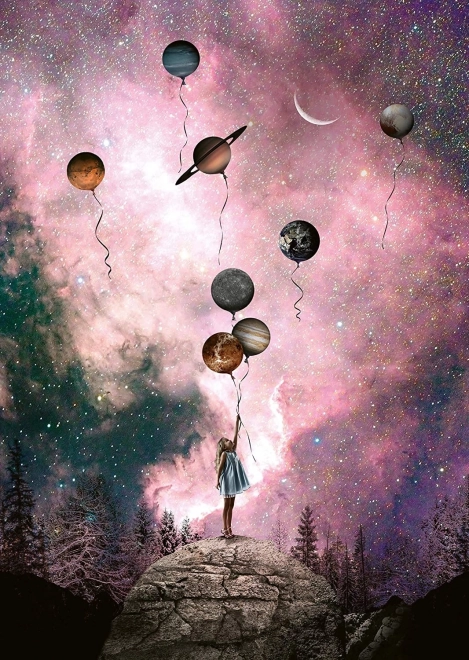 Schmidt puzzle touha po planetě 1000 dílků