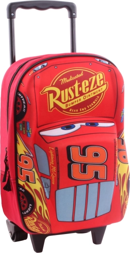 Dětský 3D batoh na kolečkách Disney Pixar Cars Piston Cup 38 cm