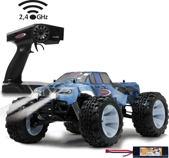 Jamara Ice Tiger elektrický RC monster truck 4WD 1:10 s LED osvětlením