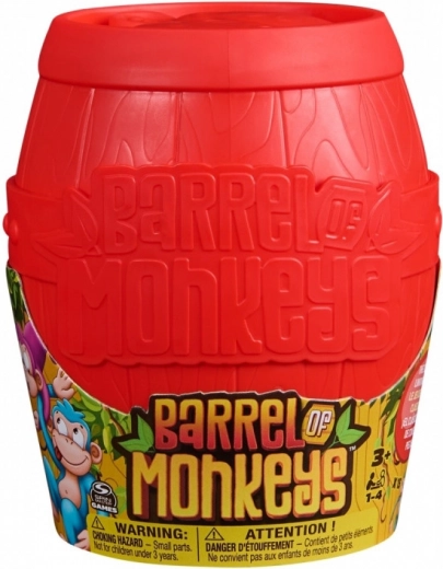 Rodinná dovednostní hra Barrel of Monkeys – Barel plný opiček