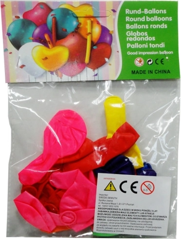 Metalické balónky – sada 20 ks