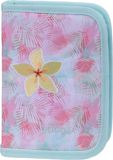 Baagl školní penál jednopatrový Sunset z recyklovaného materiálu