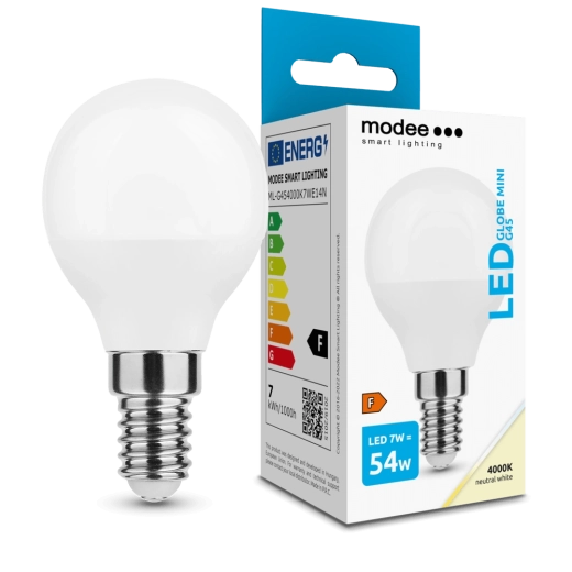 Modee LED žárovka Globe Mini G45 7 W E14 neutrální bílá