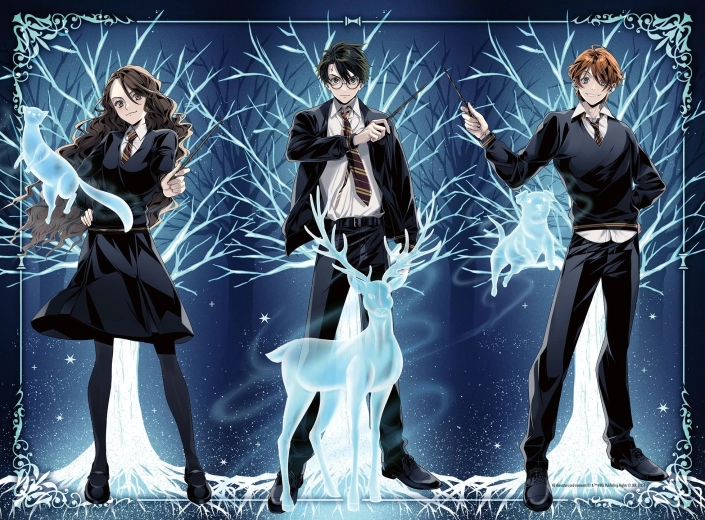 Ravensburger svítící puzzle Harry Potter: Patron 500 dílků