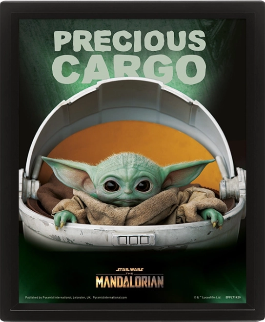 3D obraz STAR WARS: The Mandalorian – Precious Cargo