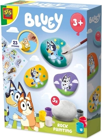 SES Bluey sada na malování kamínků