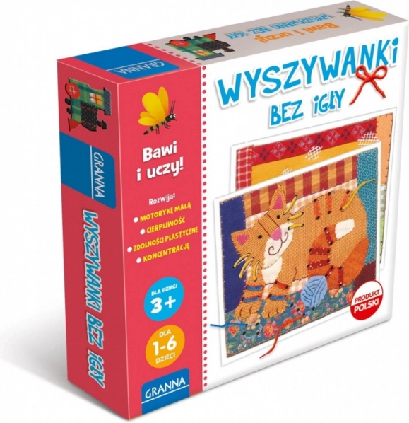 Vyšívání bez jehly – kreativní sada pro děti