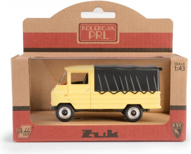 Kovový model FSC Żuk žlutý 1:43