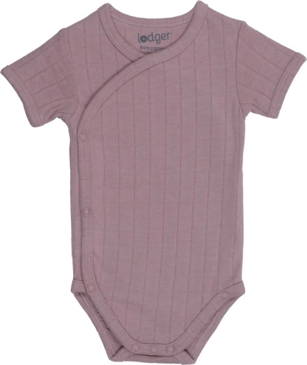 Lodger hydrofilní body s krátkým rukávem solid rose - velikost 74