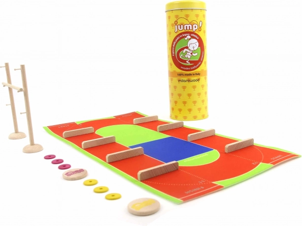 Milaniwood skok! atletická stolní hra ze dřeva