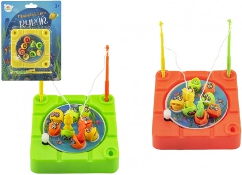 Magnetická rybářská hra – natahovací rybičky 10 × 10 cm