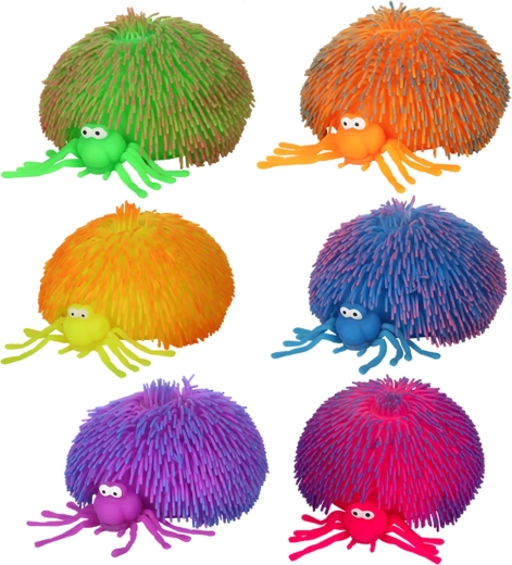 Antistresová mačkací ježura pavouk 20 cm – více druhů