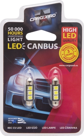 LED sufitová žárovka 36 mm 12 V 3 W