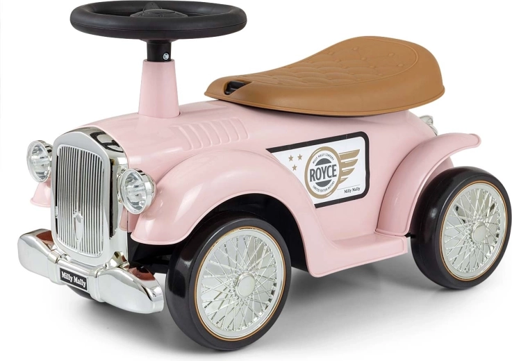 Milly Mally retro odrážedlo Royce růžové