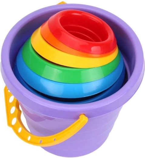 Vše uložíte do praktického kyblíku