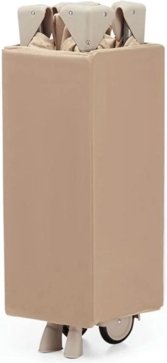 Snadný přesun díky kolečkům s brzdou