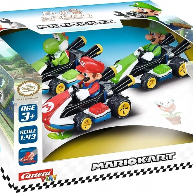Vozidla Mario Kart pull back 3pack
