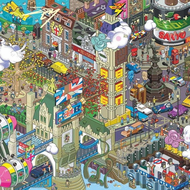 Puzzle 1000 dílků Londýn – Pixorama
