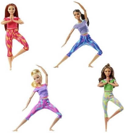 Barbie v Pohybu - Panenky pro Jógu a Wellness