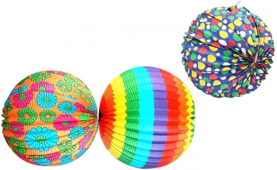 Papírový lampion balón 25 cm