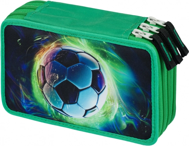 Školní penál třípatrový Fotbal Míč