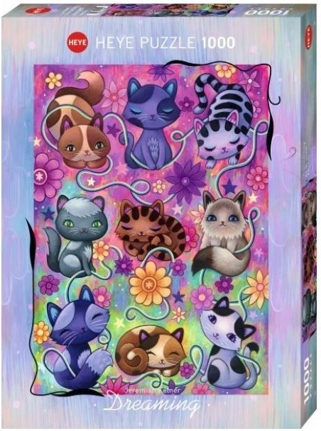Puzzle 1000 kusů Kočky od Ketner Jeramian