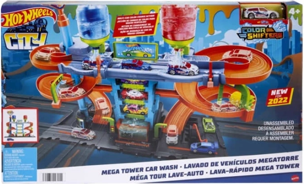 Hot Wheels City Mega Myčka Aut