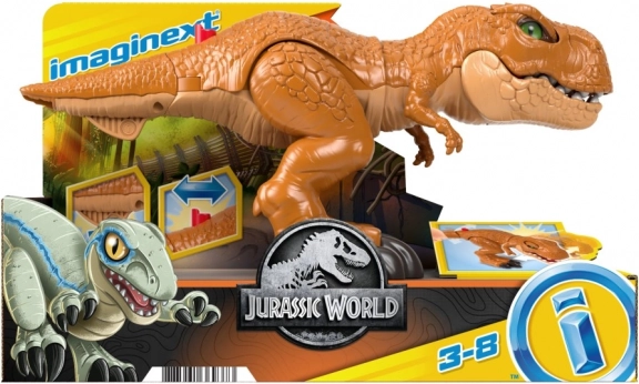 figurka imaginext jurassic world útočící t‑rex