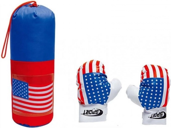 Dětská boxerská sada s pytlem 45 cm a rukavicemi