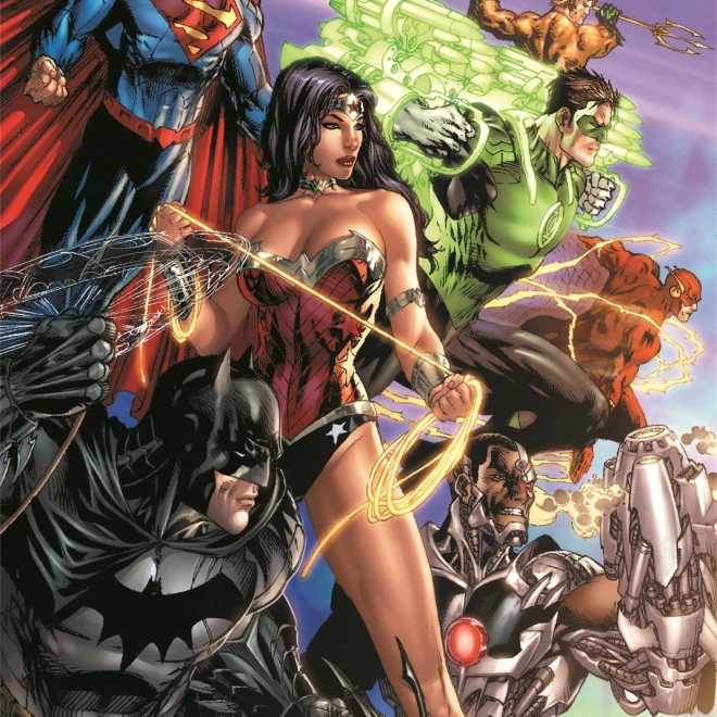 Puzzle 1000 dílků Compact DC Comics Liga spravedlnosti (Justice League)
